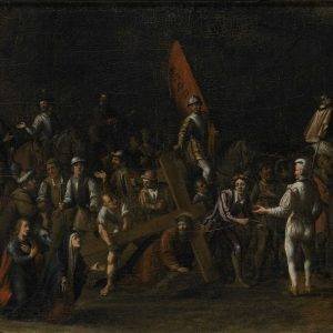 Adriaen Brouwer f. 1624, De weg naar Calvarie