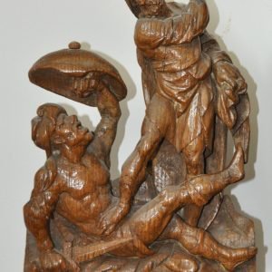 Brussel ca. 1520, Soldaten vechtend om het kleed van Christus