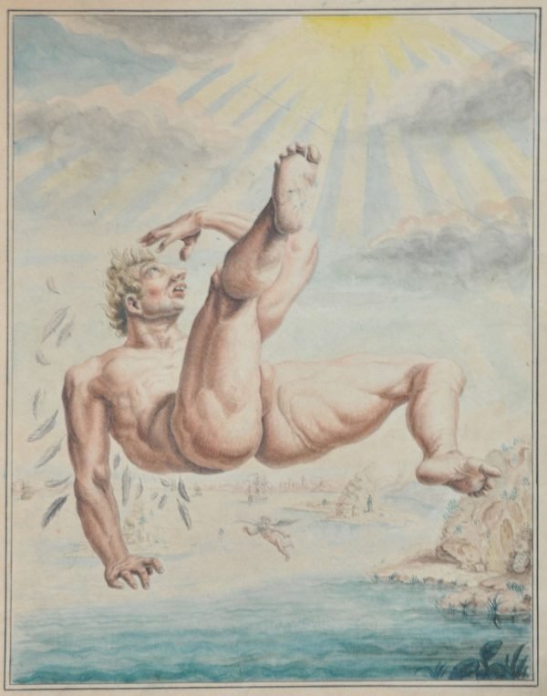 Hendrick Goltzius, de val van Icarus