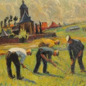 Nackaerts, De oogsters bij de abdij van Vlierbeek