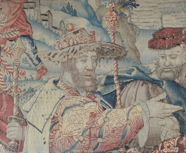 Brussel, Fragment de tapisserie, 16ème (70x85cm) Ca. 1530
