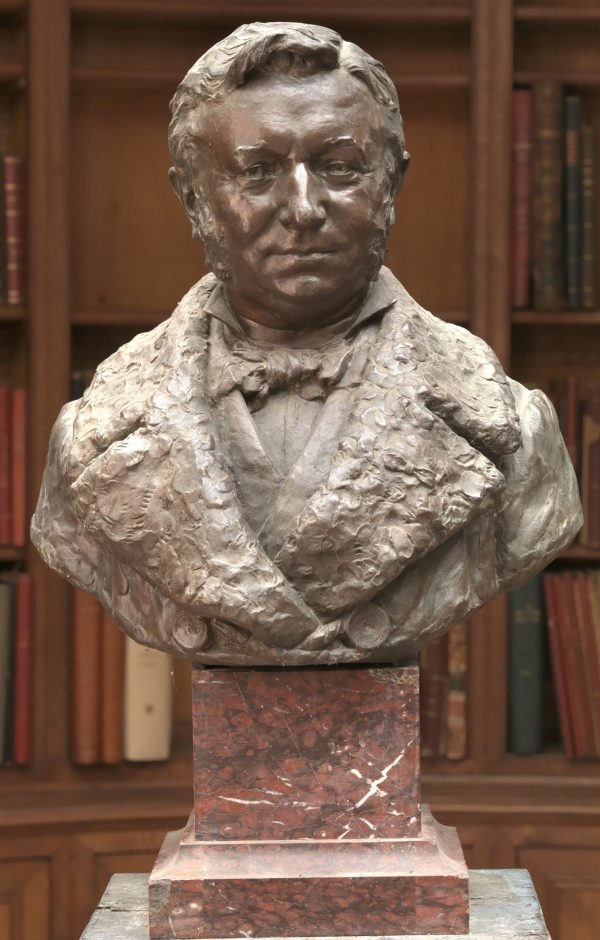 Hérain, Le Peintre Charlet H. 72 cm., Cie des Bronzes