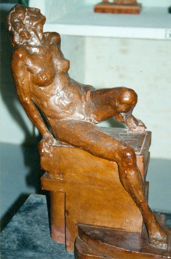 Maurice JANSEGERS, Zittend naakt