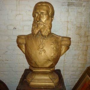 Portret van Leopold II, door beeldhouwer Joseph Ducaju