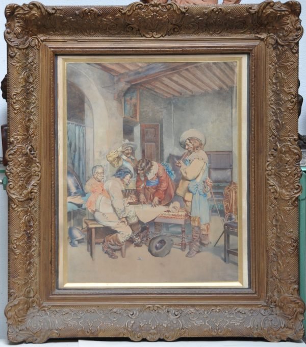 Pio Blanche, Wachtlokaal 42/56 cm.