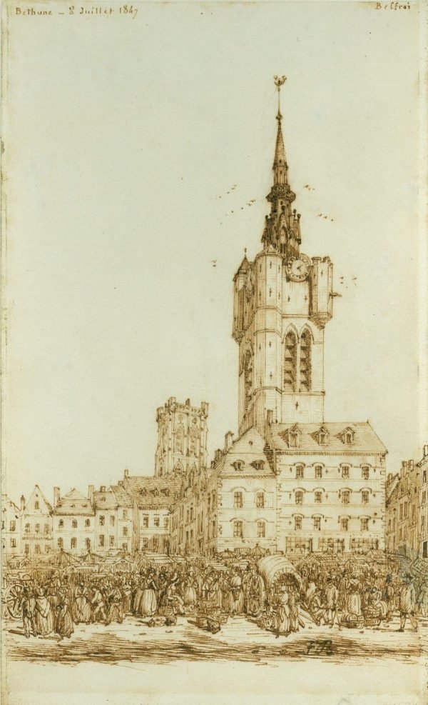 Béthune, 8 juillet 1847 Beffroi