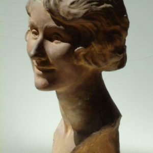 Eugène De Bremaecker, portret van een dame: ' A mon ami Ambrosini à 'occasion de ses 25 années'