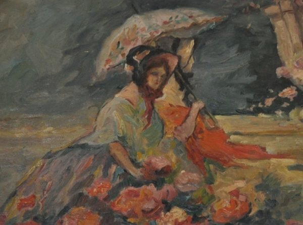 René Dekeyser, Vrouwen met parasol