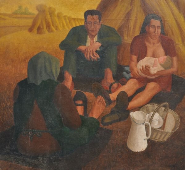 Jozef Devroey, Rust op het veld