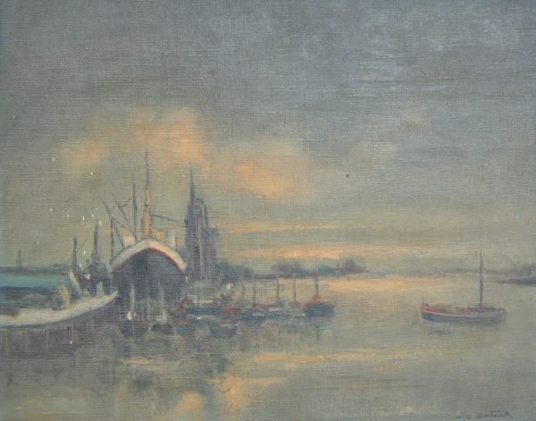 Jos Dufour, De haven van Antwerpen