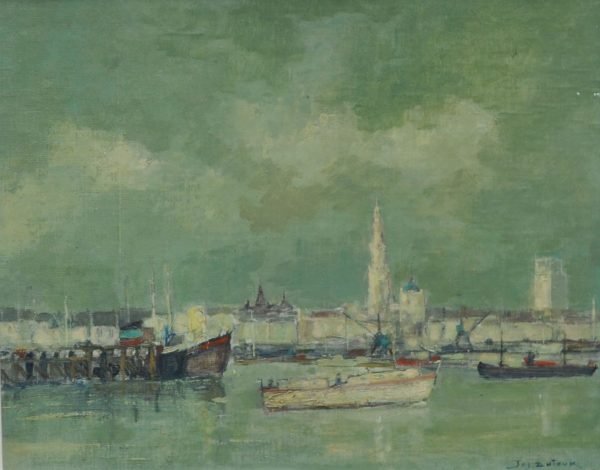 Jos Dufour, De haven van Antwerpen