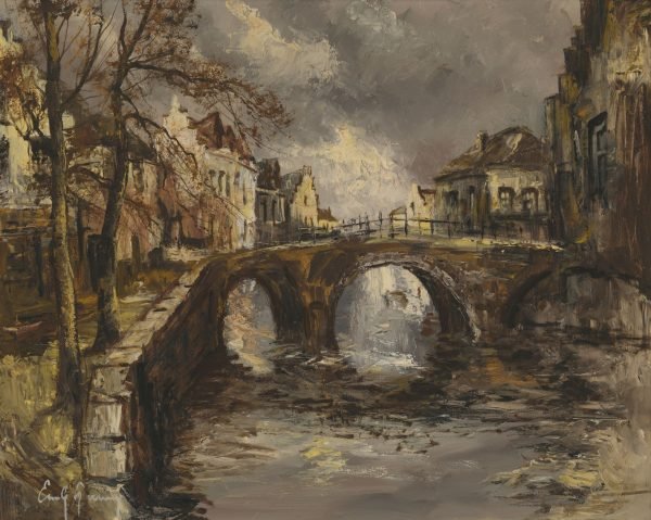 Emile Lammers, Binnenzicht van de stad Mechelen