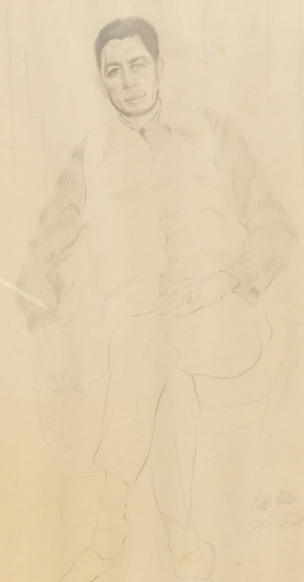 Piet Gilles, tekening
