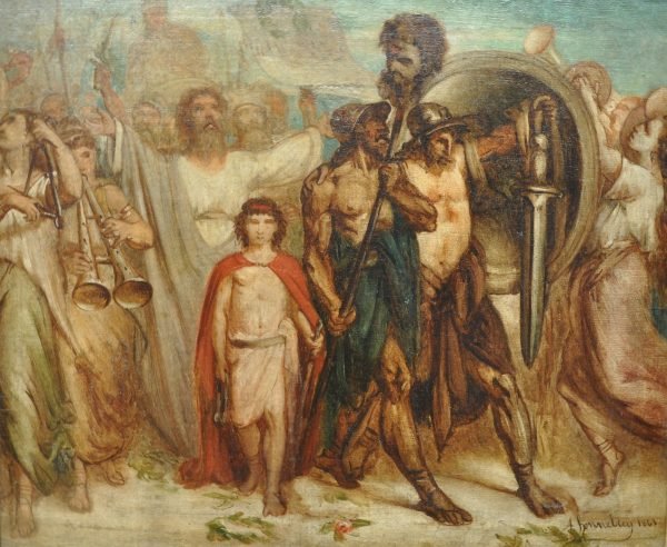 André Hennebicq (1836-1904), Le triomphe de David 1863