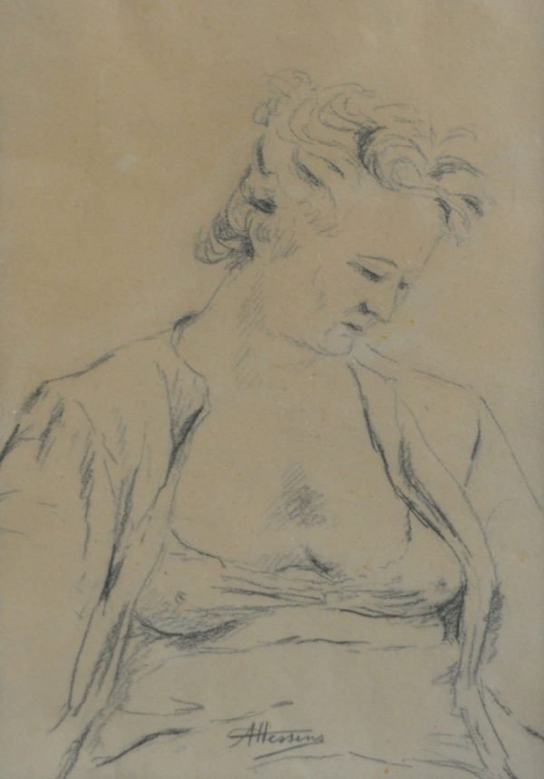 Arthur Emiel Hessens, Vrouw, tekening