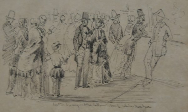 Joseph Maswiens, 1852  Aspect de l’arrangement des tableaux dans la salle des Marechaux