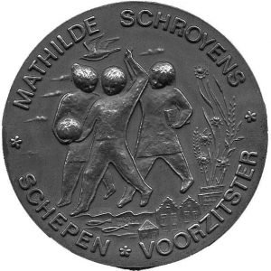 Marcel Mazy, Medaille Mathilde Schroyens, Schepen Voorzitter