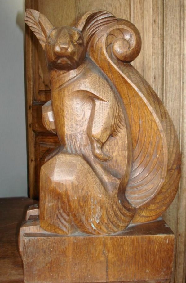 Willem De Backer, Eekhoorn, hout