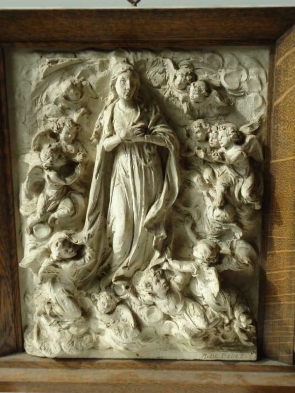 Aloïs De Beule, model voor groot religieus bas-reliëf
