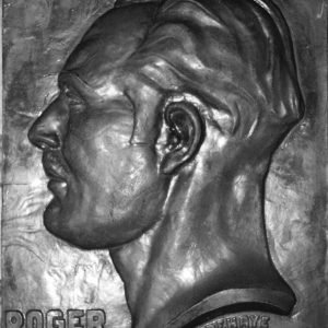 M. DEHAYE, portrait de Roger Guérin, exécuté chez Guérin. Destiné à la tombe de R. Guérin.