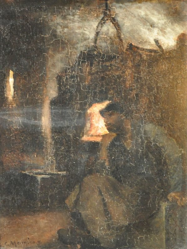 Meunier, Bij de hoogoven