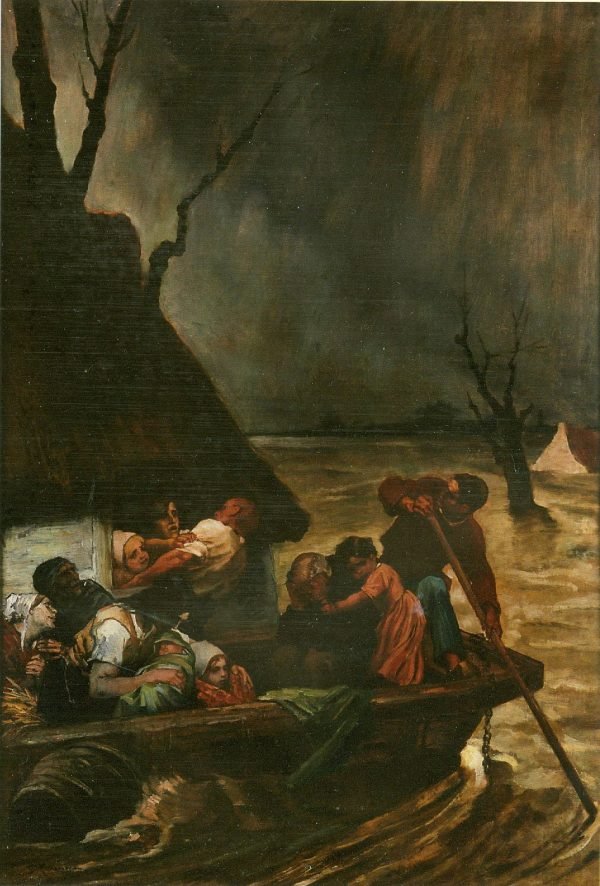 C. Meunier, De overstroming van Leuven, 177/126 cm.