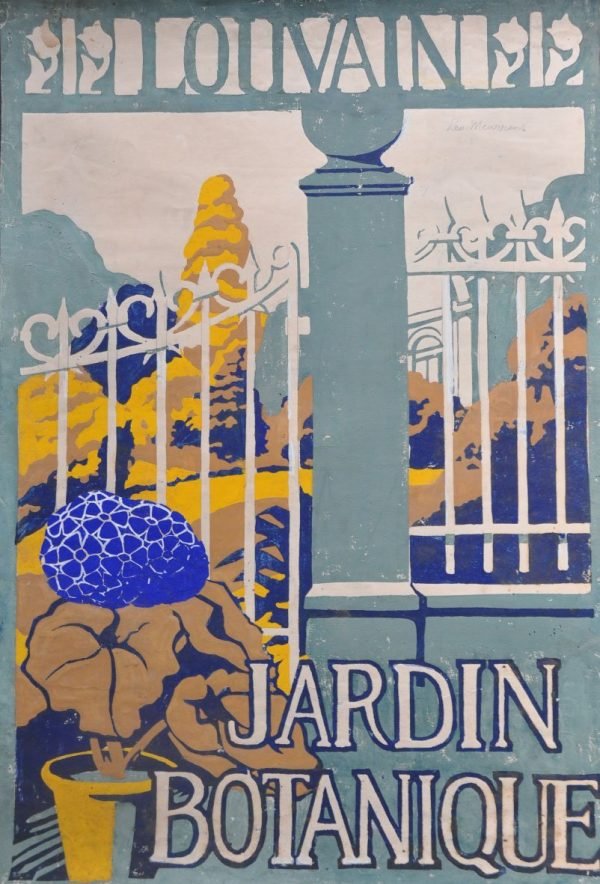 Leo Meurrens, Affiche-ontwerp  voor de Kruidtuin van Leuven