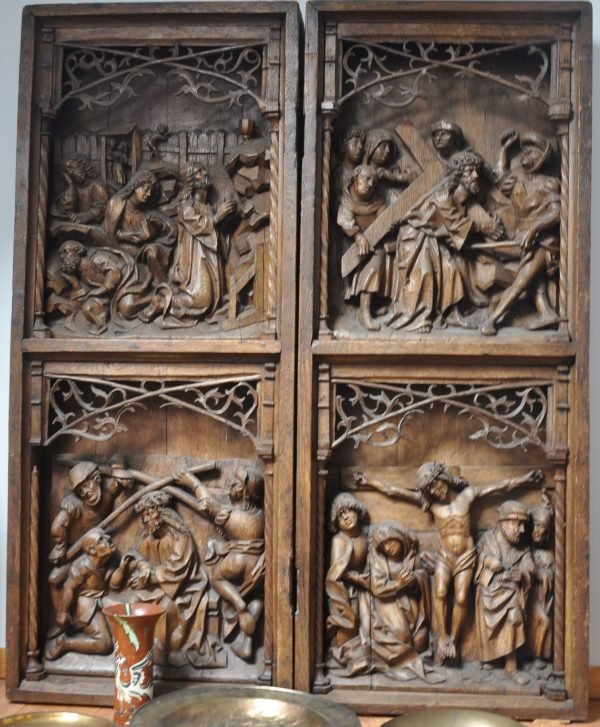 Westfalen, eind 15de eeuw, Passieretabel, Eik