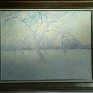 Louis Rigaux, 'Le verger sous la neige'
