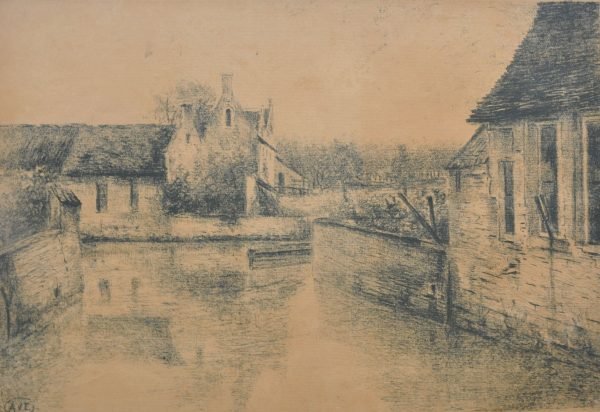 Adolf Van Elstraete, La Dyle au Béguinage, ets