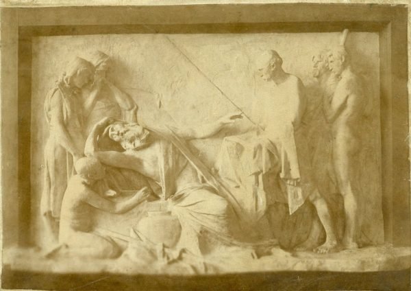 Adrien Van Emelen, La douleur de Jacob, à la vue de la robe ensanglantée de Joseph,  Foto Inzending voor Prix de Rome