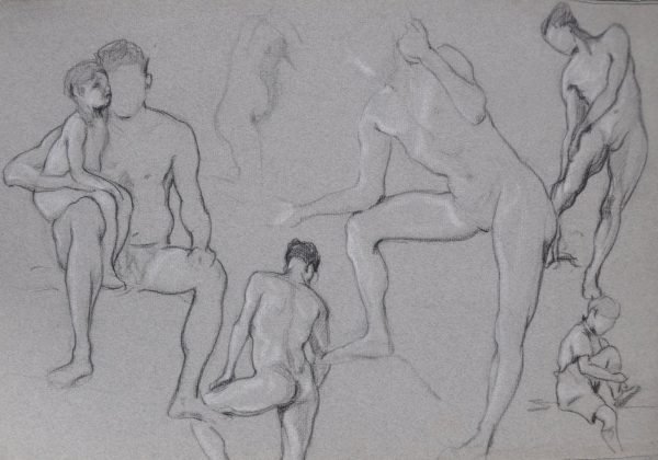 Georges Van Zevenberghen, Modeltekening
