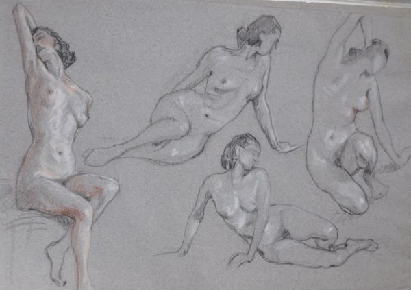 Georges Van Zevenberghen, Modeltekening