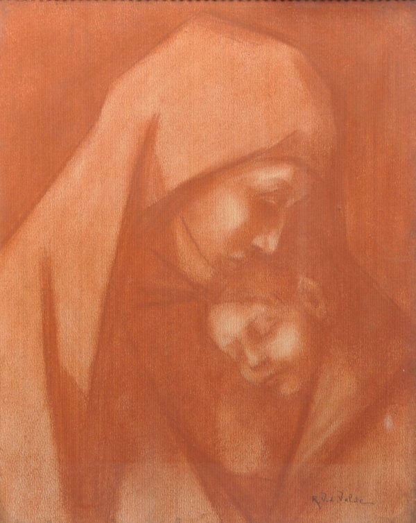 Robert van de Velde, Madonna 1927 33/26 cm.