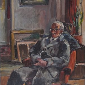 W. B. , Rustende schilder