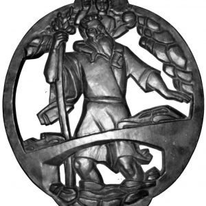 A. Wansart, Relief Christoffel, brons