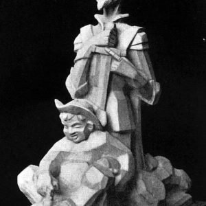 Alexandre Daoust, Don Quichotte , model in gips