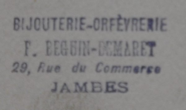 Bijouterie-Orfèvrerie F. Begbin-Demaret 29, Rue du Commerce Jambes - Image 2