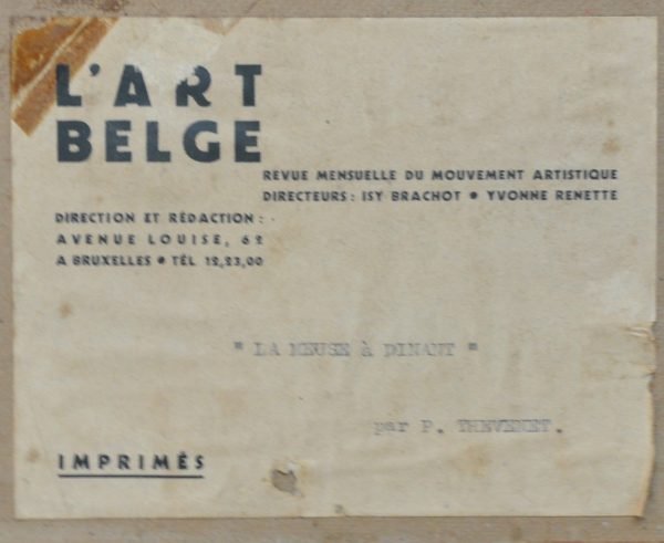 P. Thevenet, La Meuse á Dinant - Image 2