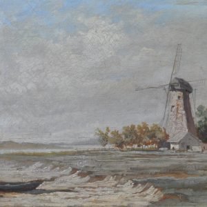 Landschap met molen, niet gesigneerd