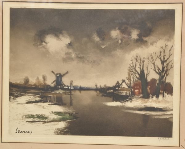 R. Hebbelinck, Landschap van Saverys