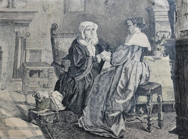 Tekening, niet gesigneerd, 19de eeuw