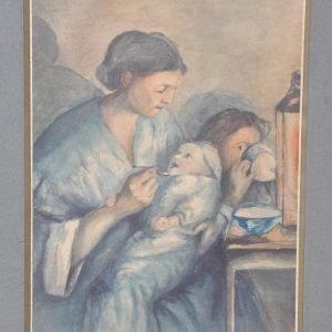 Gesigneerd werk van Jules Van Aerschodt, 1908 gedateerd