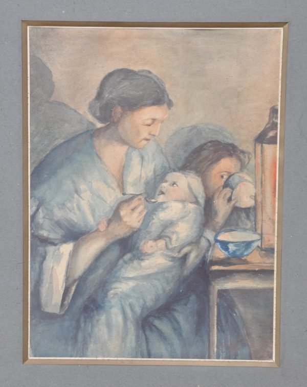 Gesigneerd werk van Jules Van Aerschodt, 1908 gedateerd