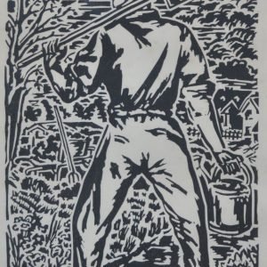 Jules Menten, houtsnede