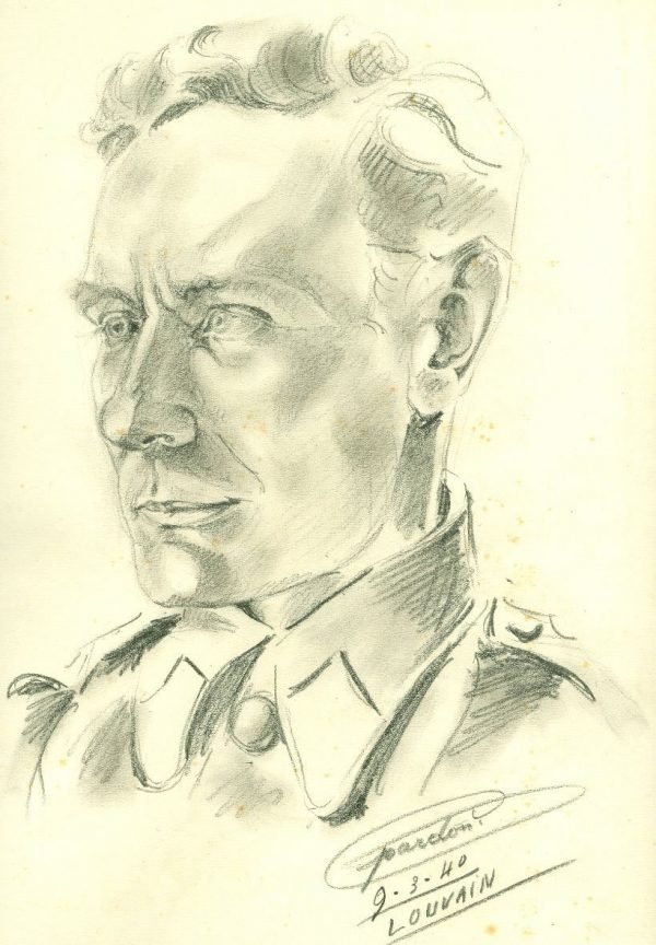 Clément Pardon, 9-1-40,   tekening