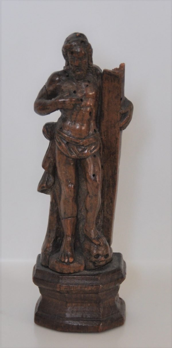Verrezen Christus,  H. 12 cm.  Ca. 1600