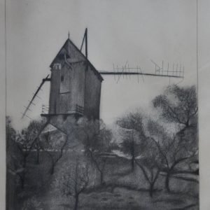 J. De Roye, Gelrode - Oude molen (Hondsheuvel) 1959