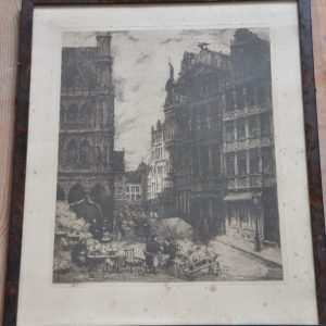 J. Van Cleemput, Bloemenmarkt in Brussel