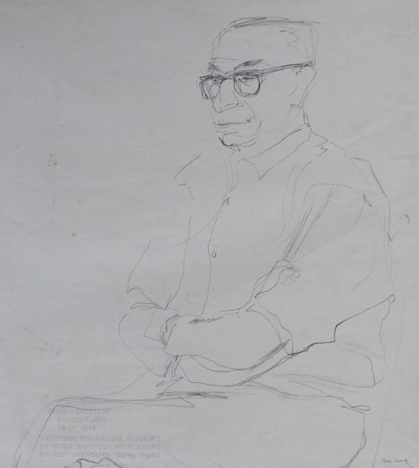Van Loock, Portret van Julien Creytens, zijn leraar